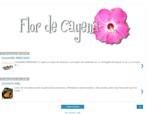 Tablet Screenshot of florcayena.com